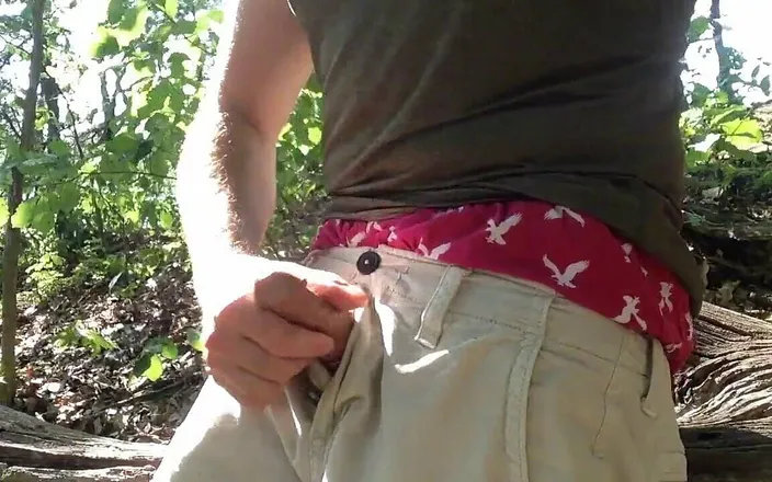 TJenner: Park Cruising...i Jerk-off Outside by the Water. POV Cum