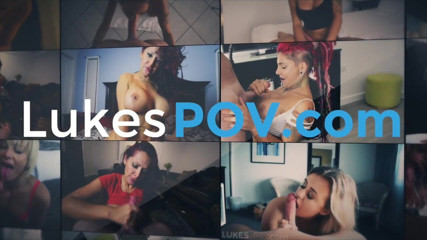 Lukes POV: POV Sex oralny Z seksownej tattoed babe Liberty Jane