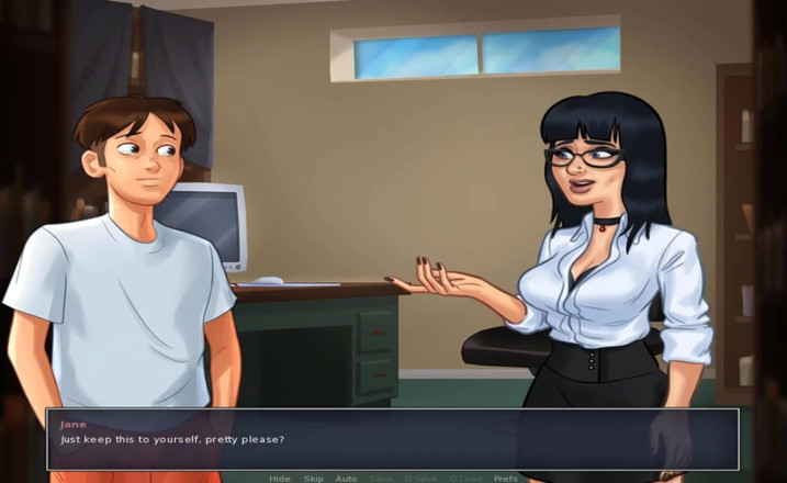Hentai World: Yaz mevsimi efsanesi - Jane kütüphanede seks yapıyor