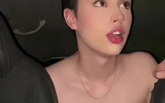 Cruising Beautiful Young Gay Boy Seduces Straight Uber Driver Fucks Him Bareback His Cute Tight Ass in His Car Creampie