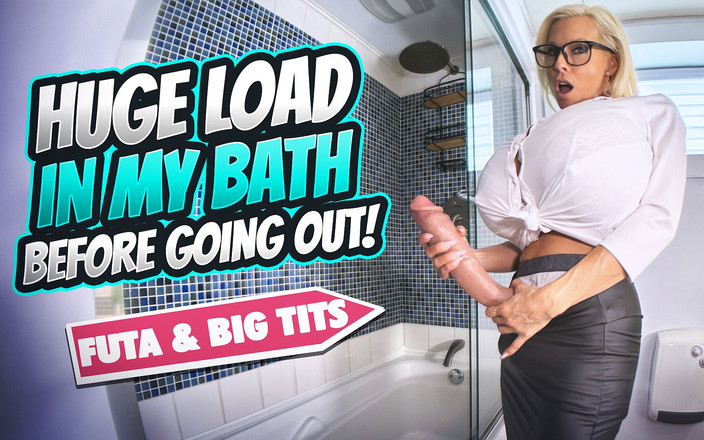 TheBustySasha: Futa Obrovská nálož v mé vaně před odchodem ven!