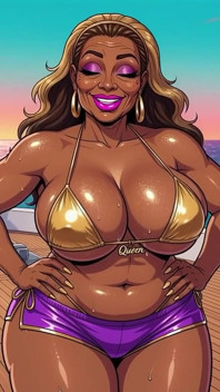 Sexy Black Women in Bikinis