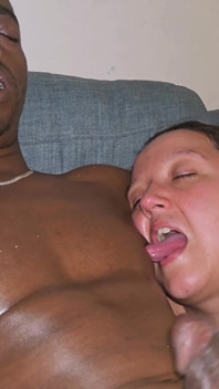 Stroking His Big Black Hard Cock Sucking His Nipples Body Shaking Moaning Cumshot