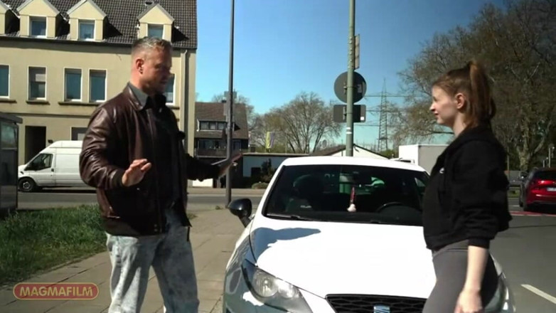 Strassenflirts by Magmafilm: White-skinned, Sweet Teen Fished off the Street