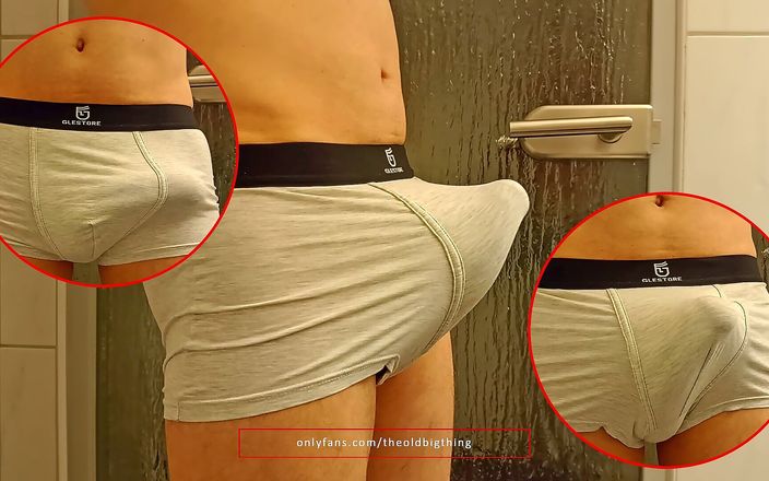 TheOldBigThing: Min växande boner utbuktning och sperma i slow motion