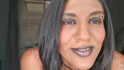 domslutfucker: Desi Slut Dirty Talking While Playing, Displaying Her Tongue and...