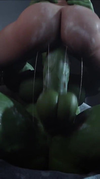 Amazonium - sexo anal duro - sabroso culona saltando sobre una enorme polla dulce - intenso placer caliente follada por el culo