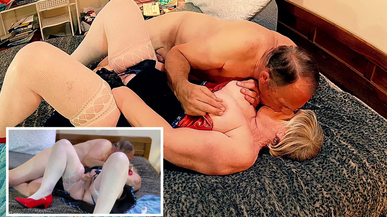 Carmen Angel: Babcia America: ssanie kogutów, dildo gra, misjonarz jebana Aulde Lang...