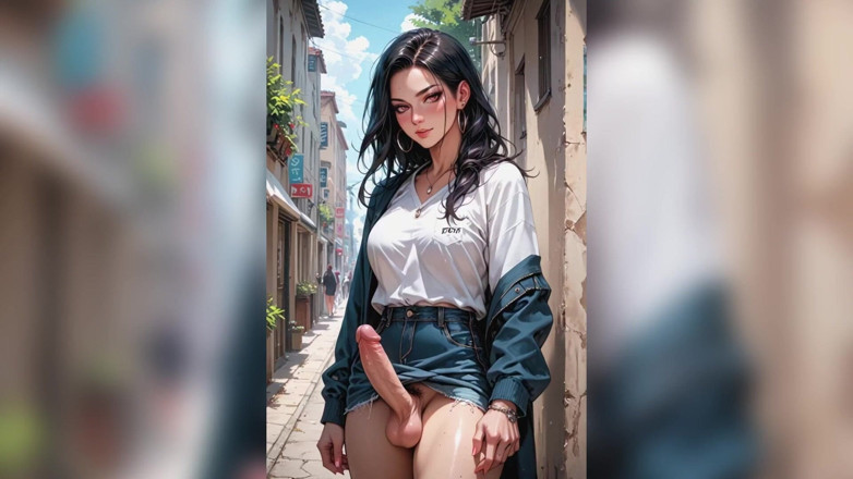 TEEN TRANS: Big Cock Teen Trans Ass Fuck Cum