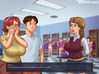 Cartoon Universal: Summertime saga भाग 110 - कॉलेज में नग्न छात्र (चेक सब)