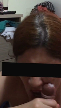 Redhead Wife Jerks off and Receives Cum Cum in Mouth
