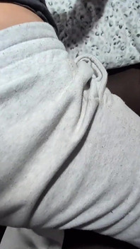 White Girl Shaking Her Ass on Me in Sweatpants