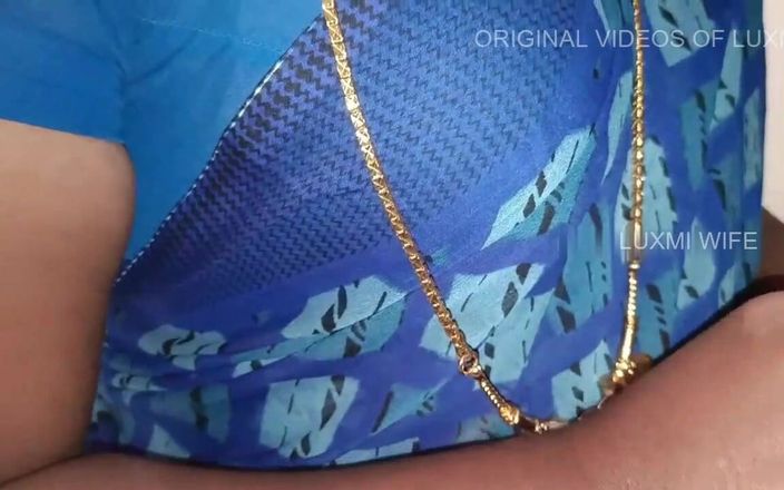 Luxmi Wife: Step Son Fucking Step Mom in Blue Saree - Part 1