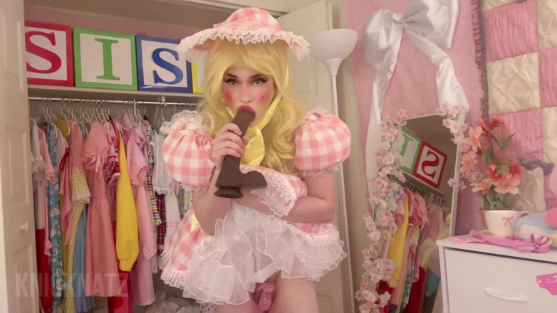 Natalie Napoli: Crossdressing mariquita marica puta quiere un papi