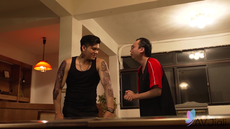 AV Jiali: Bad bad fucked by gangster in front of her cucked...