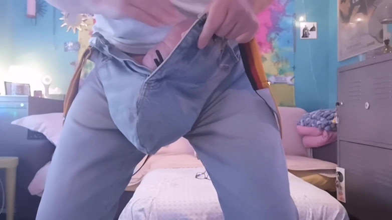 Monster_Meat_: Jeans gonfio dopo il riempimento