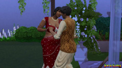 Desi Sims: देसी milf(चोदने लायक मम्मी) आंटी ने प्रकाश को शादी से पहले अपने शरीर के साथ खेलने दिया - wickedwhims