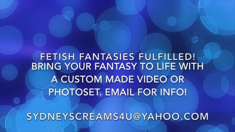 Sydney screams fetish: 커피 브레이크 중단