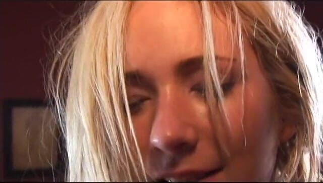 Anal seduction: Stud eats busty blonde's pussy before she slides on his...