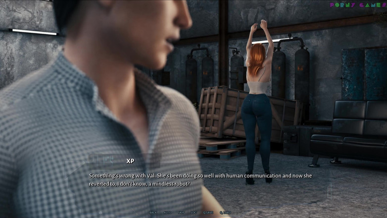 Porny Games: Godaan cybernetic oleh 1thousand - keseronokan luar dengan Nina16