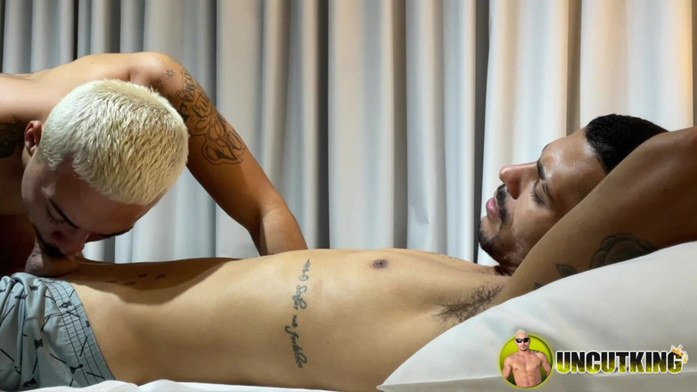 UncutKing: Big Cock Blowjob Teen Takes a Huge Cock Bareback Raw