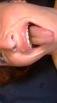 Mature Redhead Stretched Wide in Sloppy Group Pound Fest