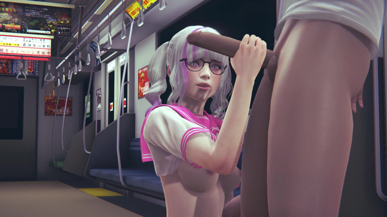 Waifu club 3D: Studentessa di college sega il cazzo per un amico nella...
