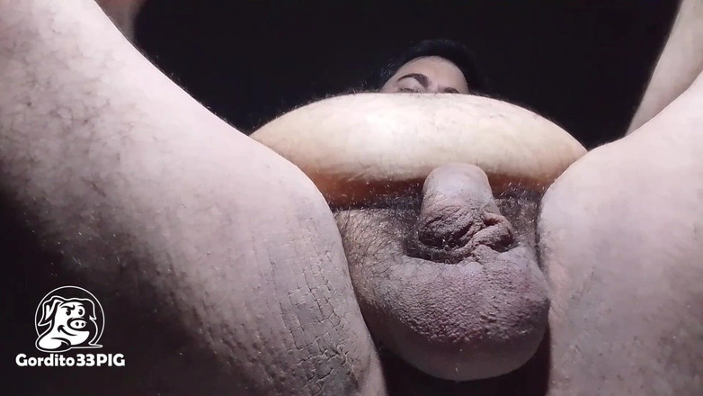 Gordito33PIG: Hoden Fett und Sperma