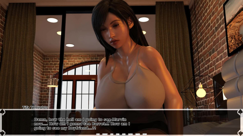 Dirty GamesXxX: Tifa's Dark Heaven: Girl Regrets Cheating Her Boyfriend and Keeps...