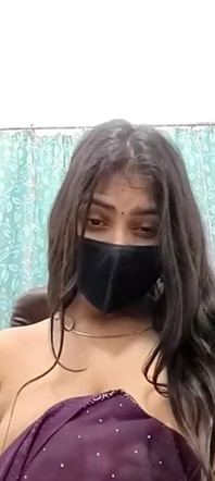 Girlfriend Shows And Presses Her Boobs On Video Call