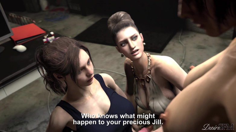 Desire SFM: Настойчивое зло 2 / Futa Извебляйла и Фута Jill X, Клэр Редфилд