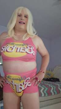 Blonde Bimbo for Daddy!