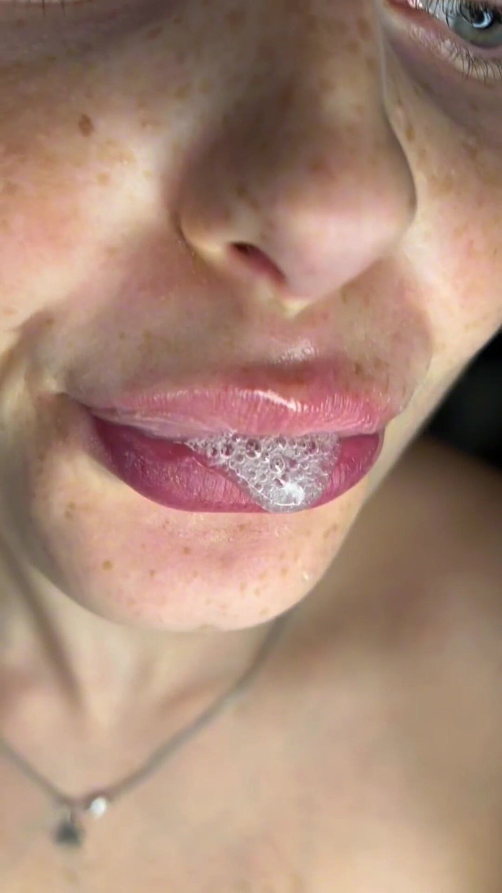 Lovelly_molly: Close to the Camera Playing with Dildo and with All...