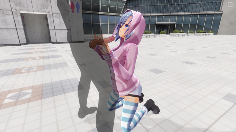 H3DC: HENTAI EN 3D. Un ami mignon a branlé une grosse bite...