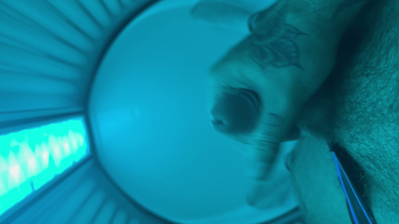 Naughtycub: Horny Whilst in the Sunbed