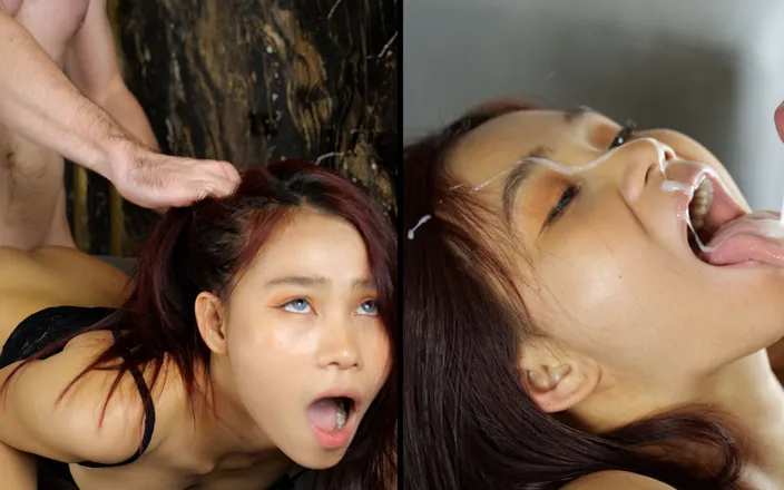 AsianGirlYumi: Asian Teen Gets Pounded Hard and Loves It