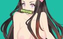 Hentai ZZZ: Nezuko viene scopata nella missionaria Cacciatrice di demoni Hentai
