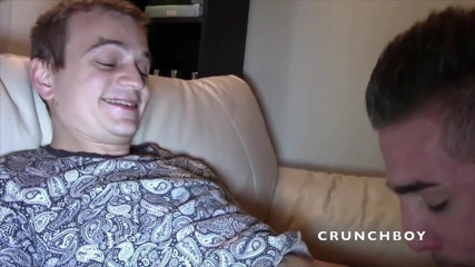 French Twinks Amator videos: Briccio fucked by 2 straightrs dudes curious