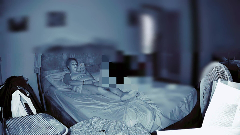 Chupita84: Wife Secretly Masturbates in the Room While Her Husband Is...