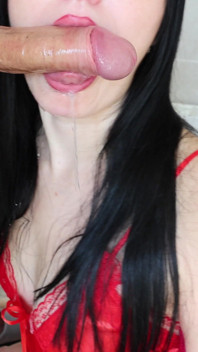 Homemade. Cum in Throat of a Sexy Girl