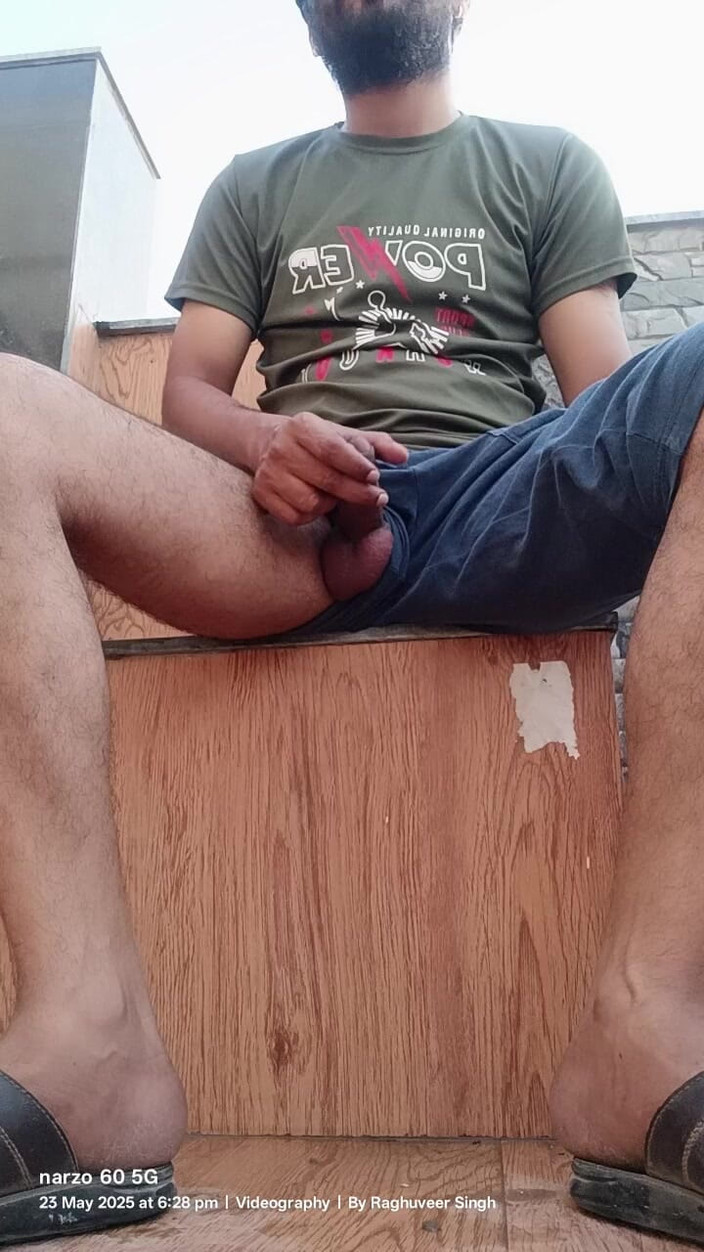 Rajasthani-old-lover: Un uomo indiano caldo ballon cazzo