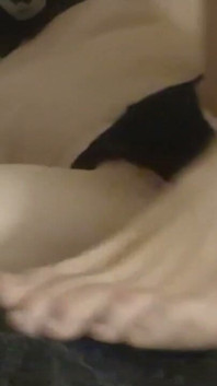 Pantieboy Toy Play in Black Lace Panties