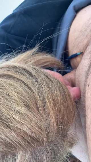 Timidastella: Blowjob and deepthroat outdoor from blonde sexy mature wife in...
