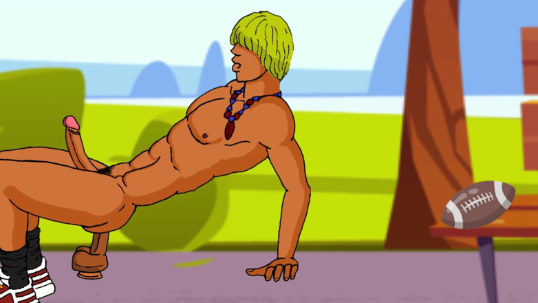 Mr. Gay cartoon movies: Street art