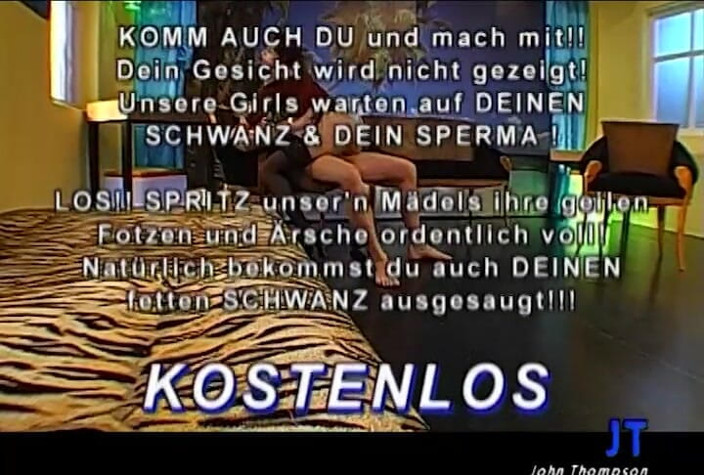 GGG John Thompson Classic Retro: Ggg John Thompson - Horny German Slut Gets Deep Throat &amp; Covered...