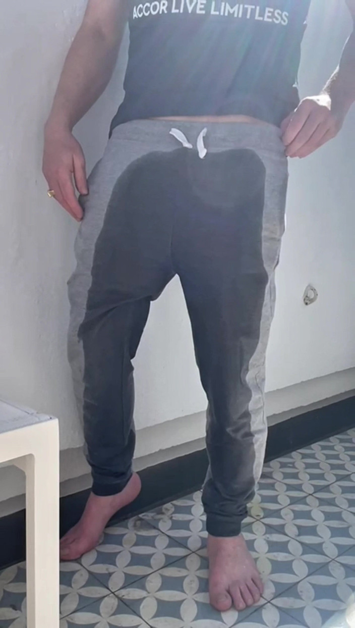 AmateurBoysPissing: Truth or Dare - Had to Piss and Wet My Pants