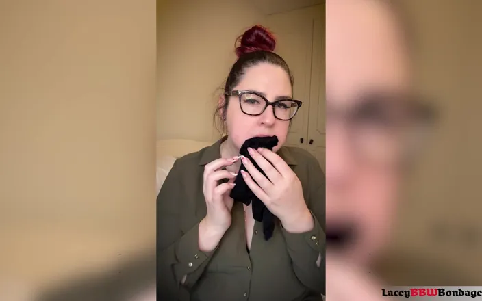 Lacey BBW Bondage: Lacey - Various Self Gags