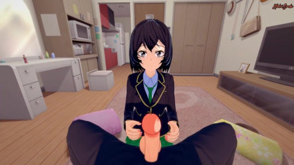 Hentai Smash: Kanade Sakura fucked from your POV. Castle town Hentai.