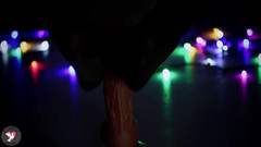 MyLovelyDove: Zkouším punčochy. Footjob. Sprosté řeči