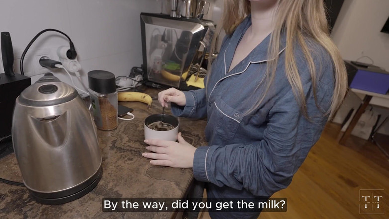 Mila Pie: Bir cappuccino istedim ve erkek arkadaşım bana yardım etti